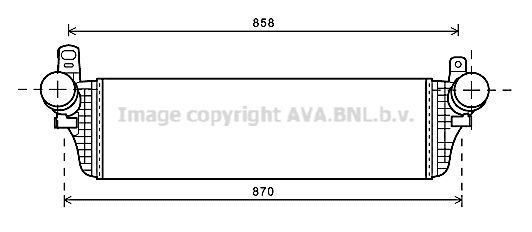 AVA QUALITY COOLING Интеркулер VW4313